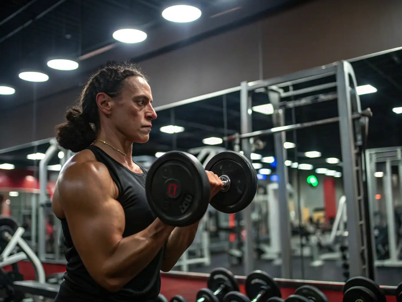 An image of individuals using state-of-the-art strength-training equipment at ASVBD MUSCULATION, emphasizing independent practice.